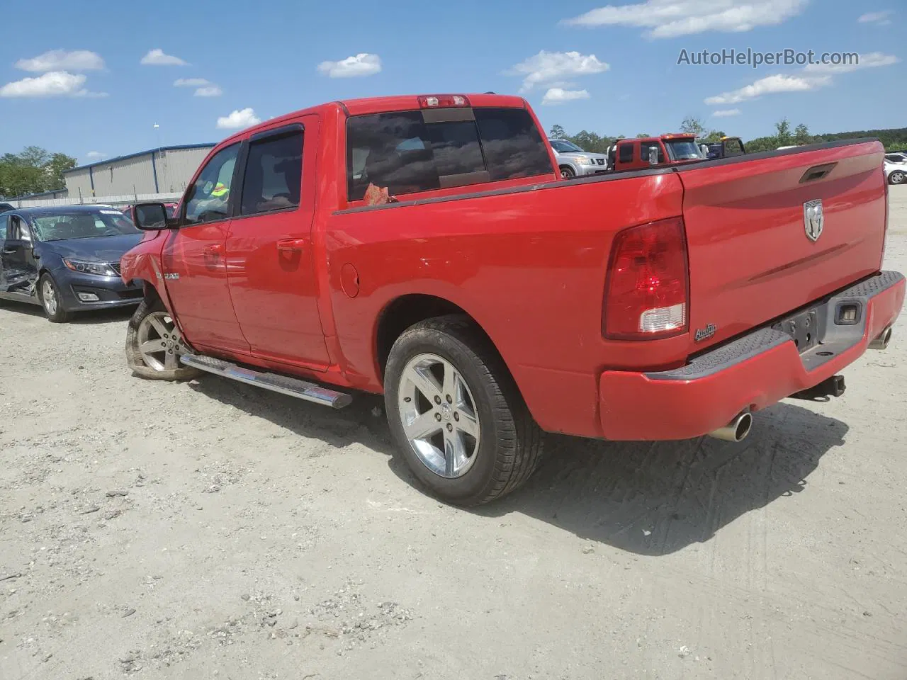 2010 Dodge Ram 1500  Red vin: 1D7RB1CT2AS213251