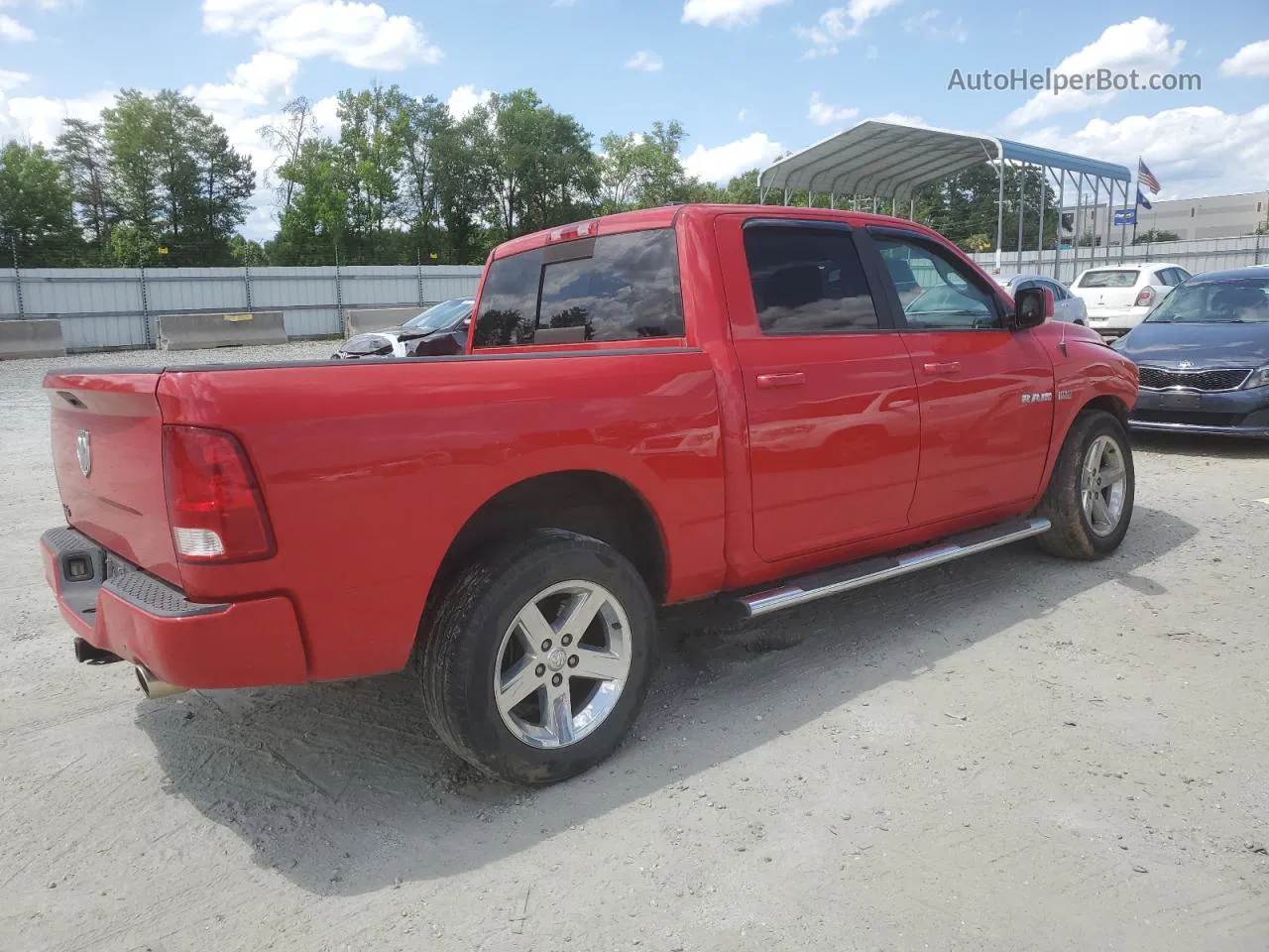 2010 Dodge Ram 1500  Red vin: 1D7RB1CT2AS213251