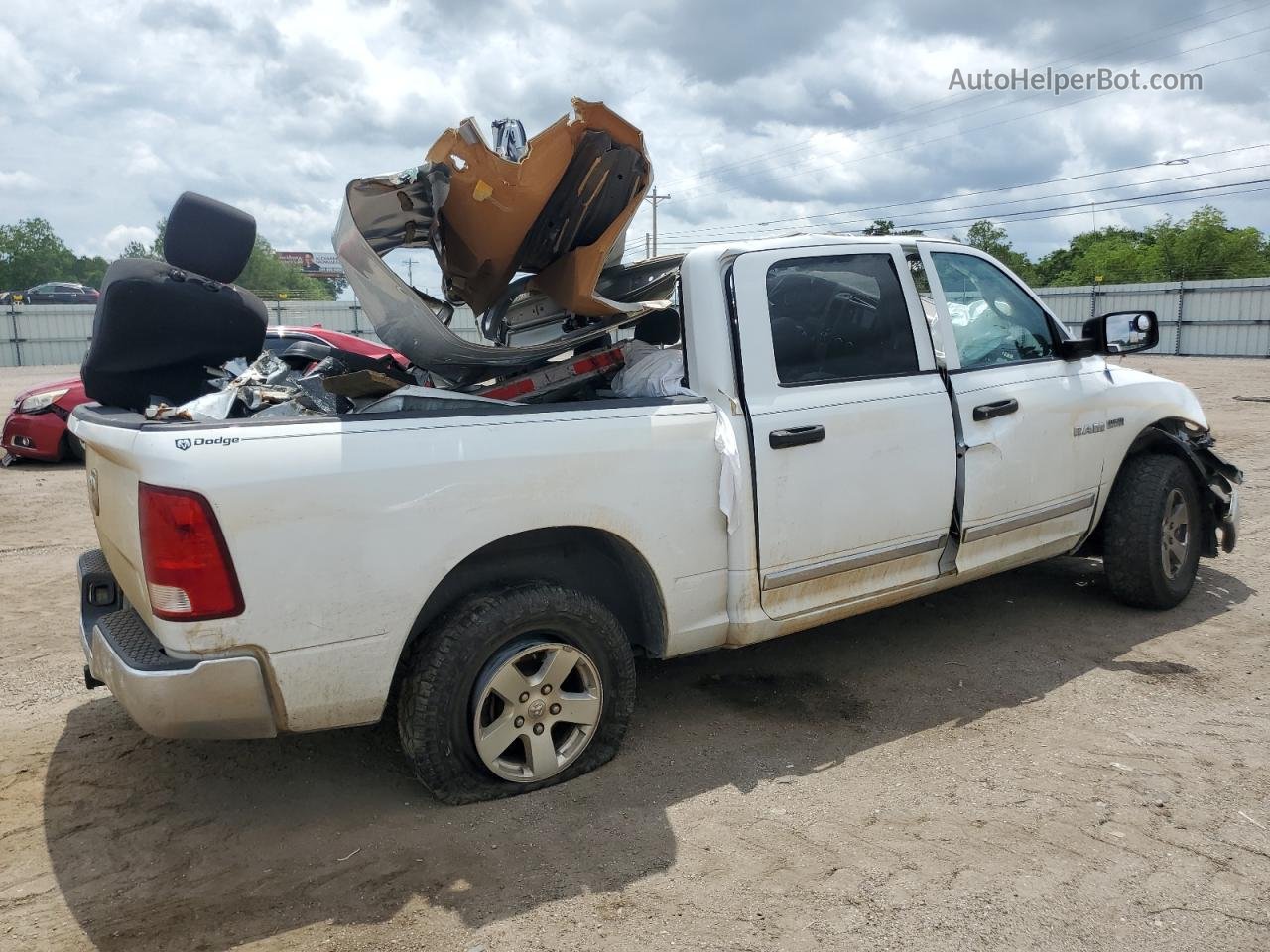 2010 Dodge Ram 1500  White vin: 1D7RB1CT3AS238210