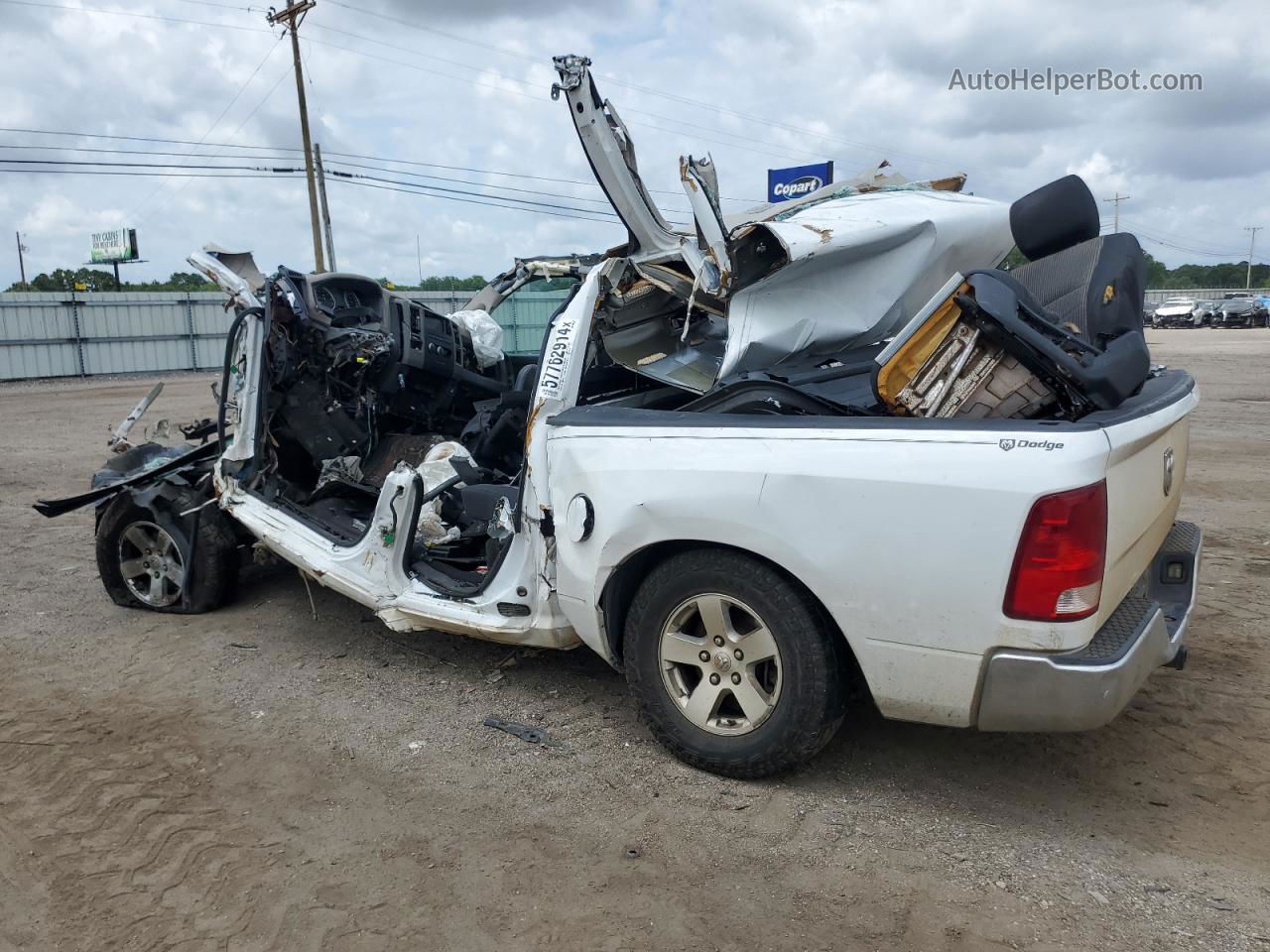 2010 Dodge Ram 1500  White vin: 1D7RB1CT3AS238210