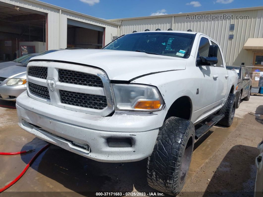 2010 Dodge Ram 1500 Slt White vin: 1D7RB1CT4AS248860