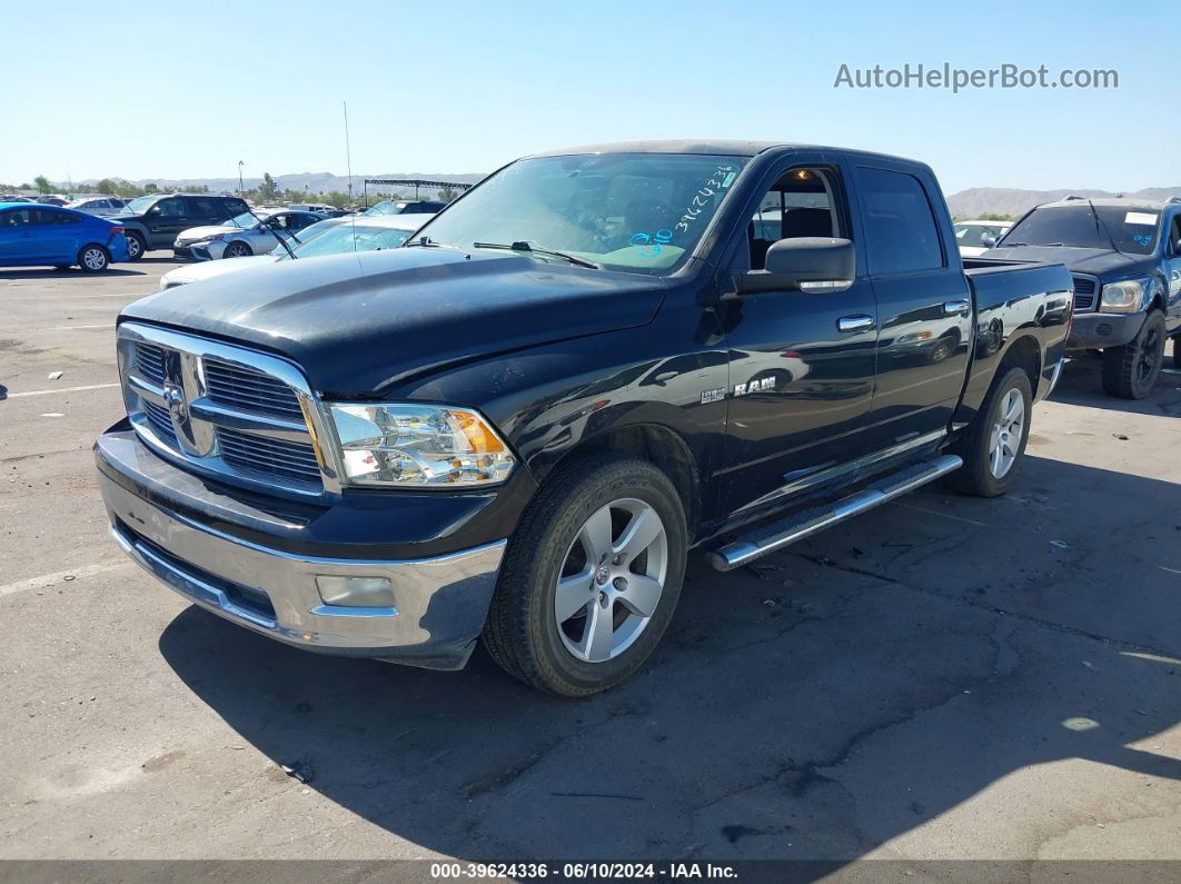 2010 Dodge Ram 1500 Slt/sport/trx Black vin: 1D7RB1CT7AS238209