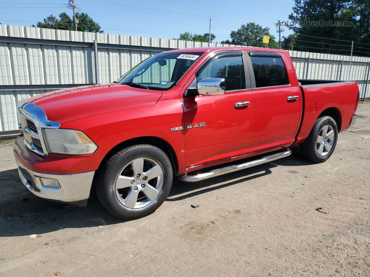 2010 Dodge Ram 1500  Red vin: 1D7RB1CT8AS121819