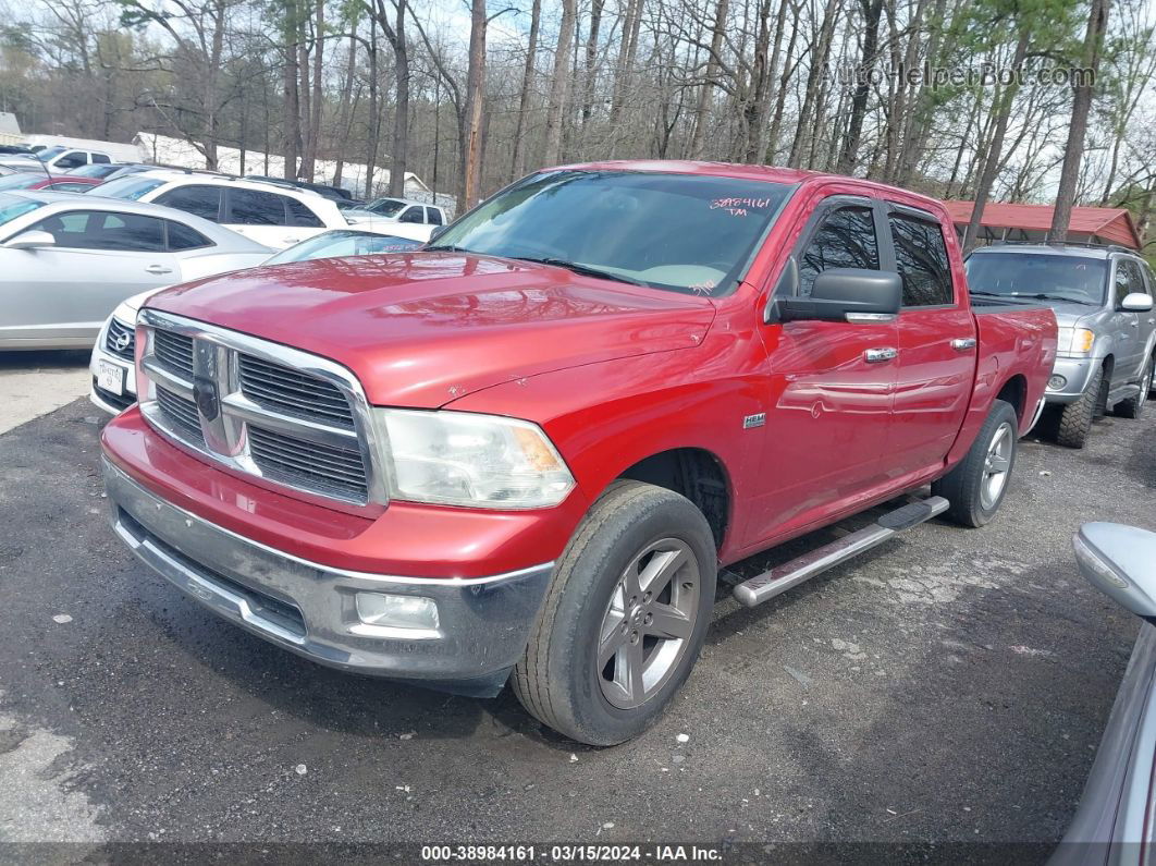 2010 Dodge Ram 1500 Slt/sport/trx Red vin: 1D7RB1CT8AS195967