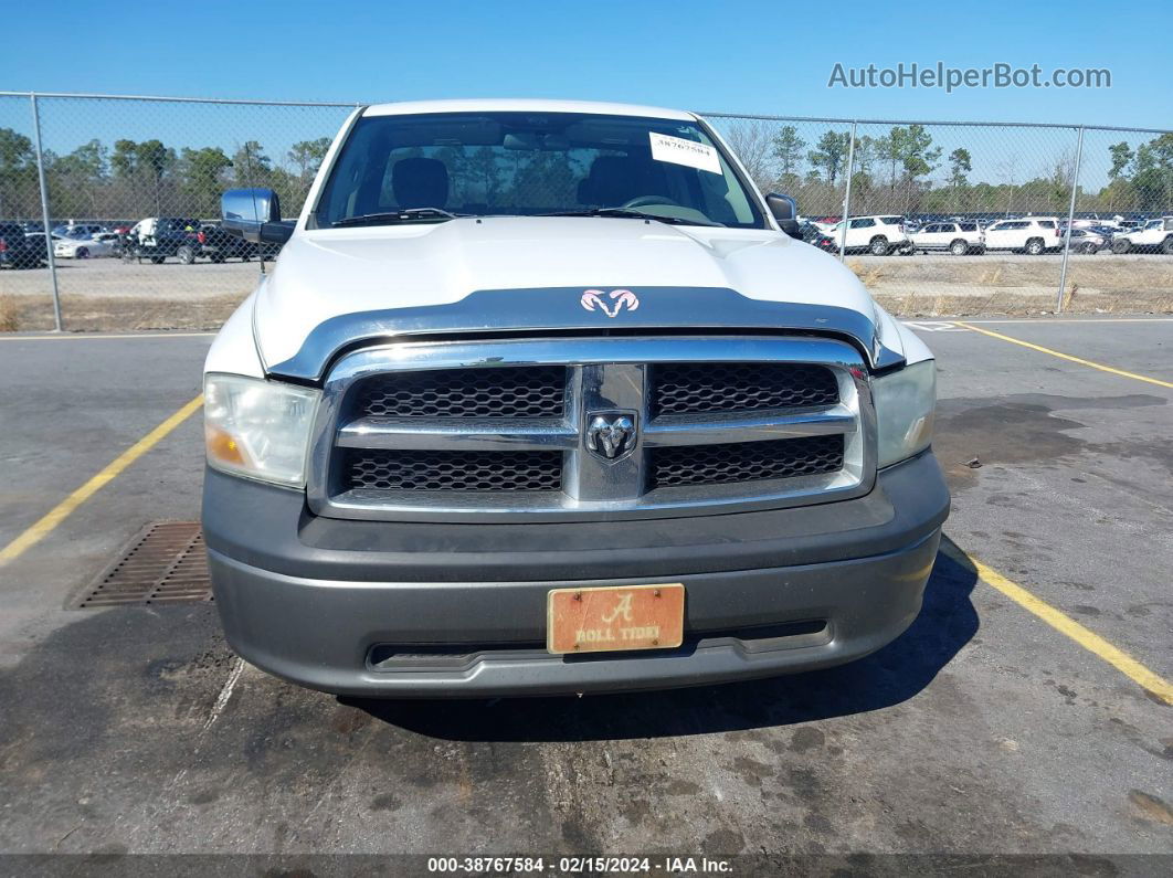 2010 Dodge Ram 1500 St White vin: 1D7RB1GK7AS214509