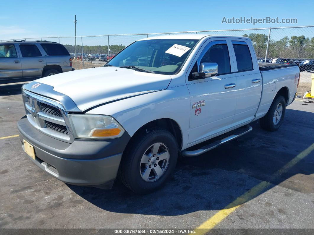 2010 Dodge Ram 1500 St White vin: 1D7RB1GK7AS214509