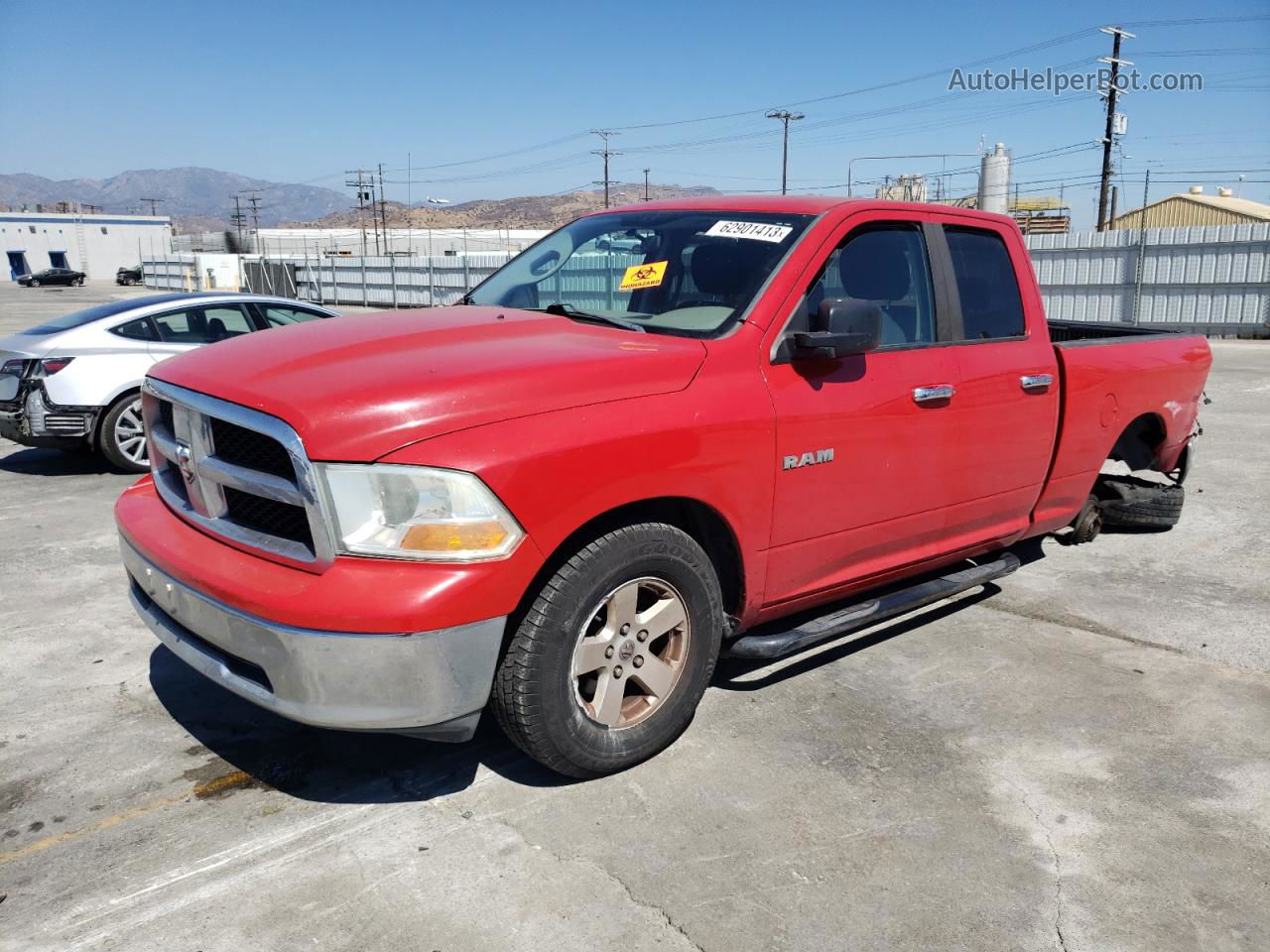 2010 Dodge Ram 1500  Red vin: 1D7RB1GP3AS238818