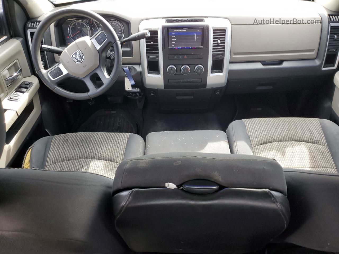 2010 Dodge Ram 1500  Черный vin: 1D7RB1GP4AS111270