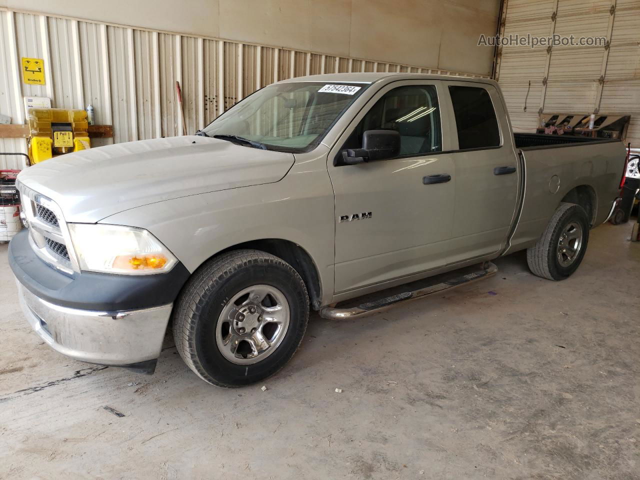 2010 Dodge Ram 1500  Gray vin: 1D7RB1GP7AS195536