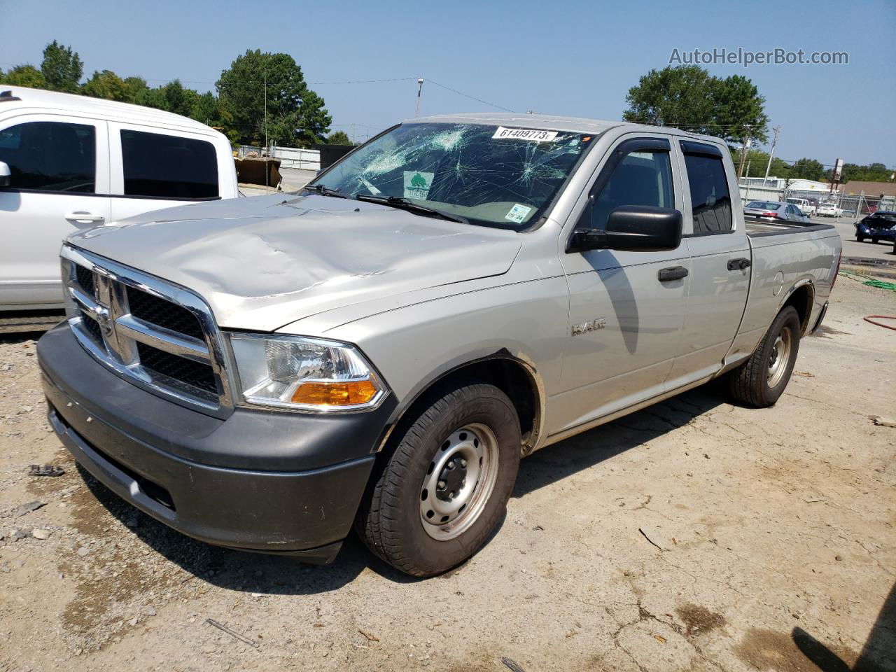 2010 Dodge Ram 1500  Gray vin: 1D7RB1GP7AS246565