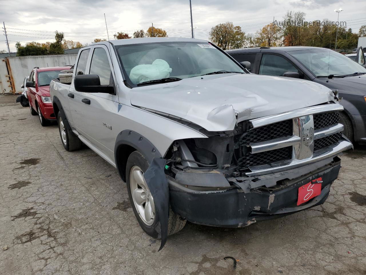 2010 Dodge Ram 1500  Silver vin: 1D7RB1GP9AS193352