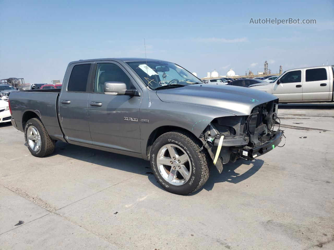 2010 Dodge Ram 1500  Gray vin: 1D7RB1GT1AS247174