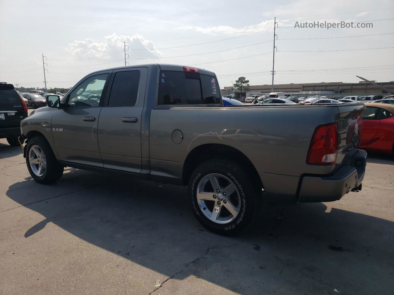 2010 Dodge Ram 1500  Gray vin: 1D7RB1GT1AS247174