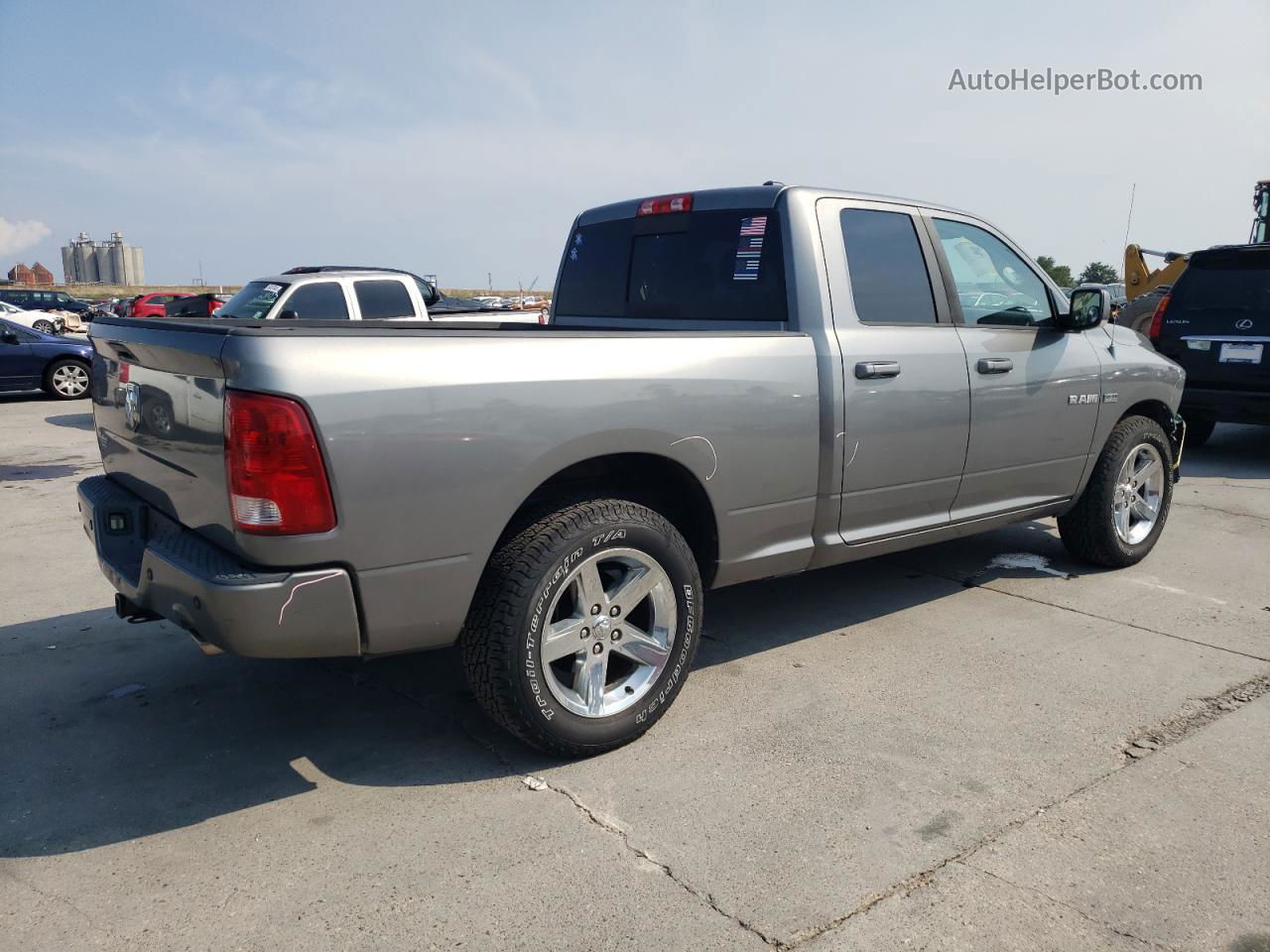 2010 Dodge Ram 1500  Серый vin: 1D7RB1GT1AS247174