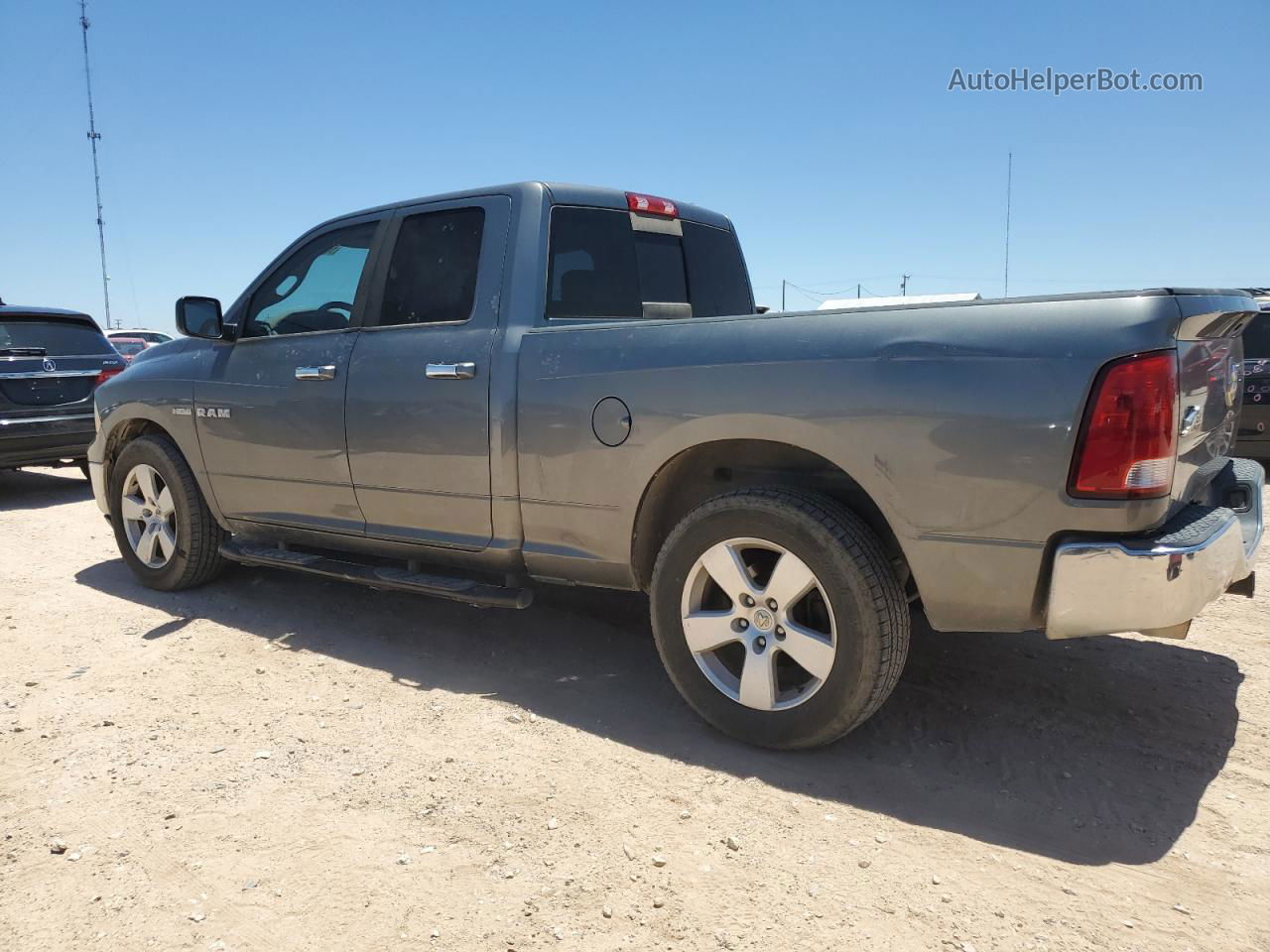 2010 Dodge Ram 1500  Gray vin: 1D7RB1GT3AS106025