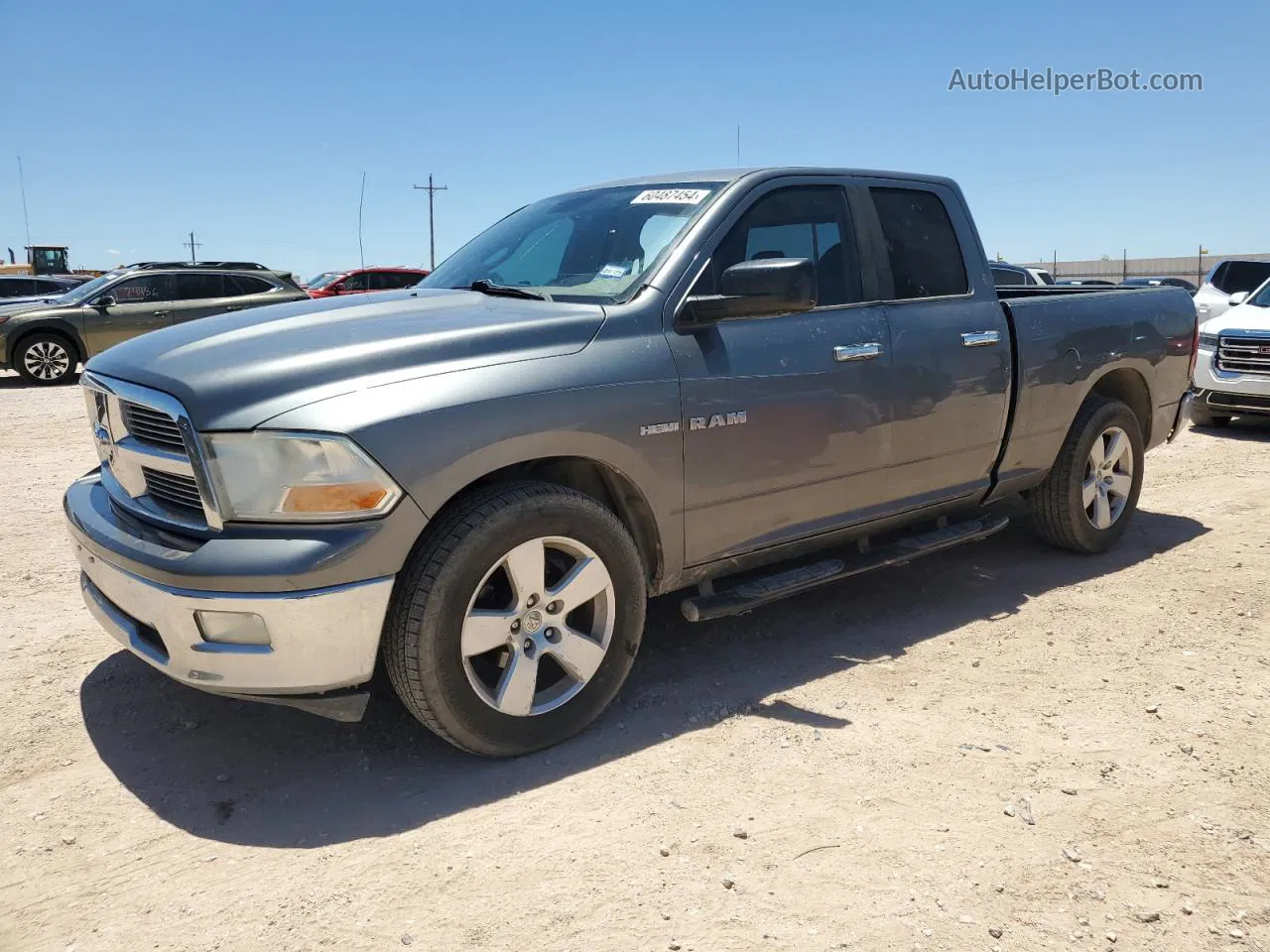 2010 Dodge Ram 1500  Gray vin: 1D7RB1GT3AS106025