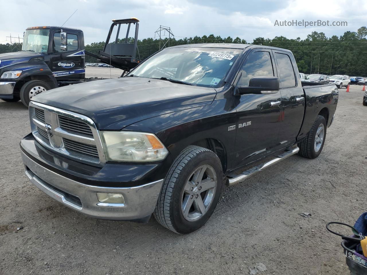 2010 Dodge Ram 1500  Черный vin: 1D7RB1GTXAS141953