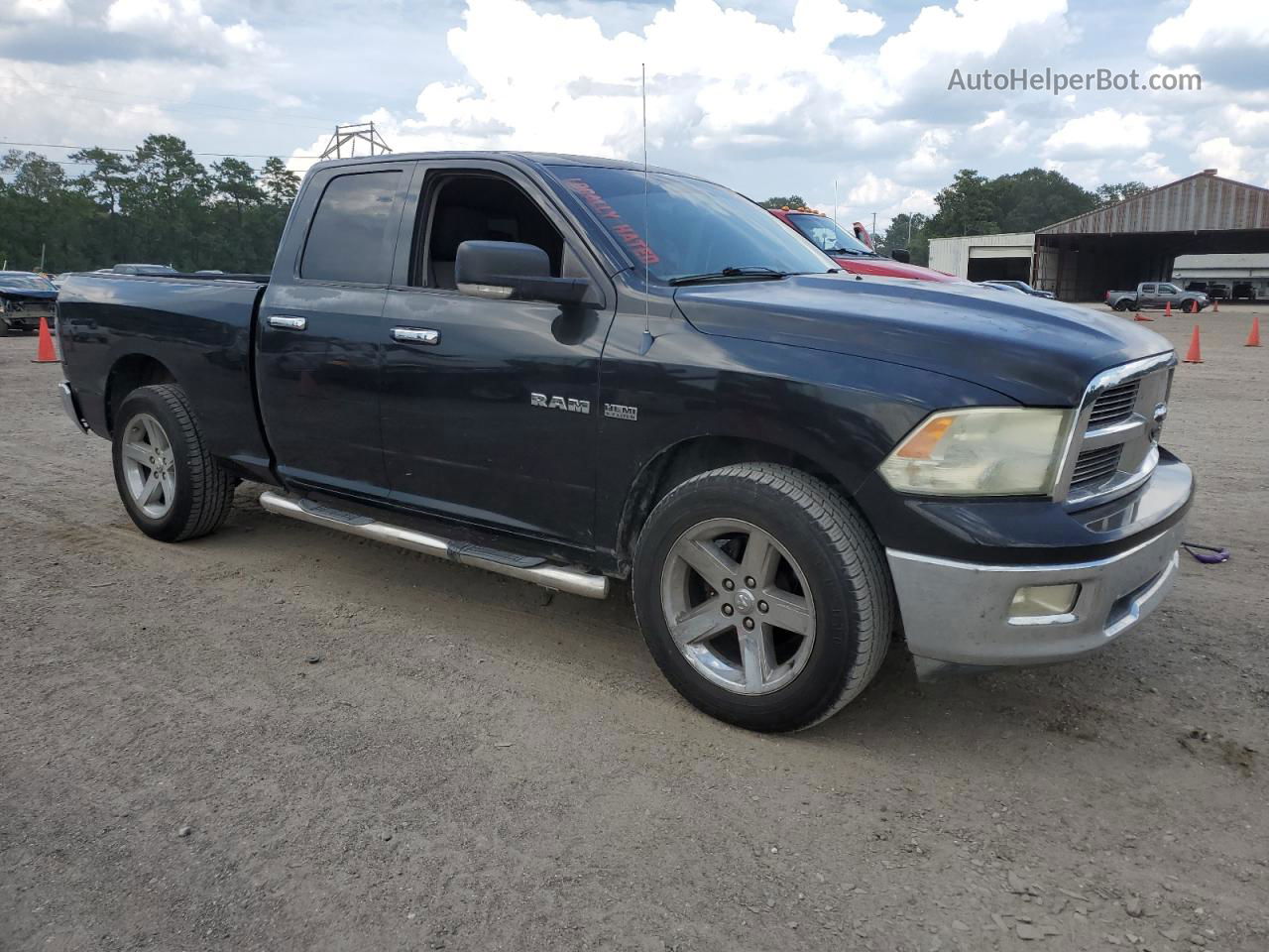 2010 Dodge Ram 1500  Черный vin: 1D7RB1GTXAS141953