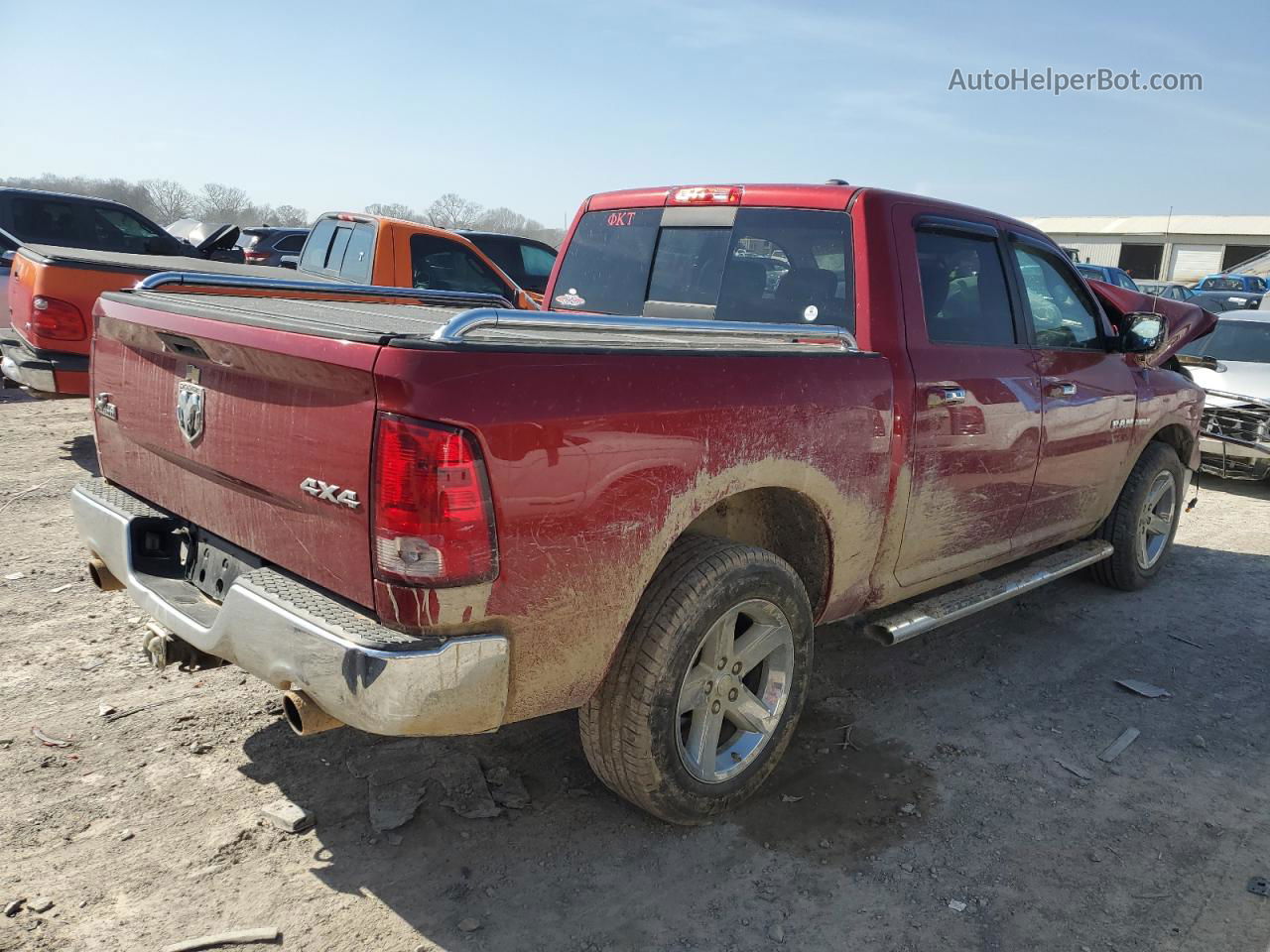 2010 Dodge Ram 1500  Burgundy vin: 1D7RV1CT0AS121062