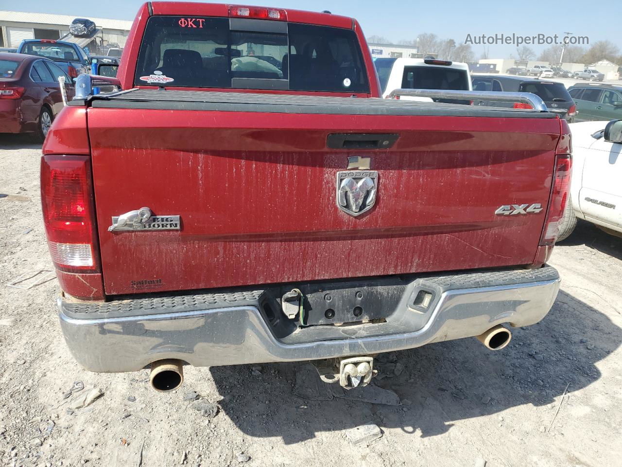 2010 Dodge Ram 1500  Burgundy vin: 1D7RV1CT0AS121062