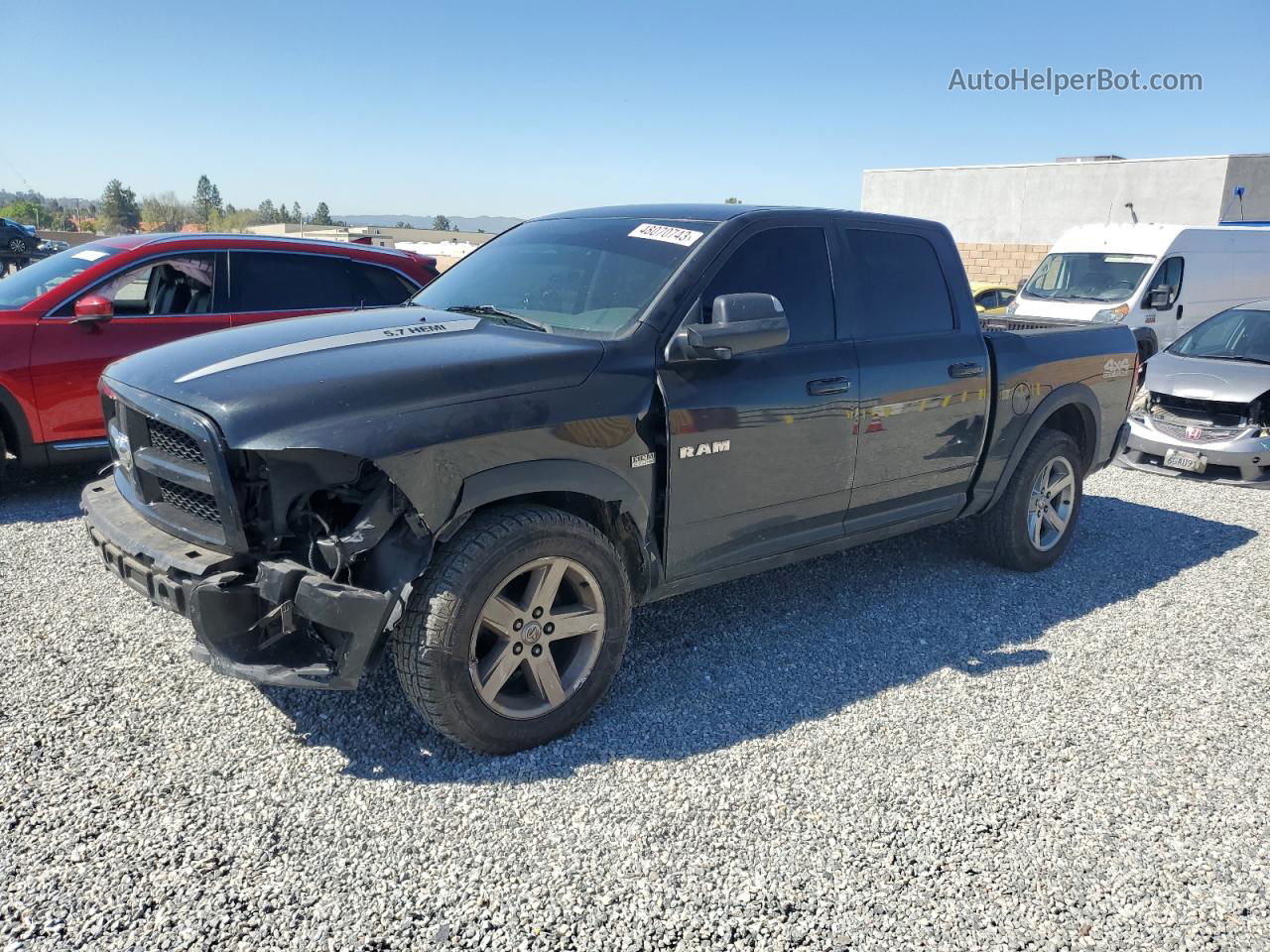 2010 Dodge Ram 1500  Black vin: 1D7RV1CT0AS148441