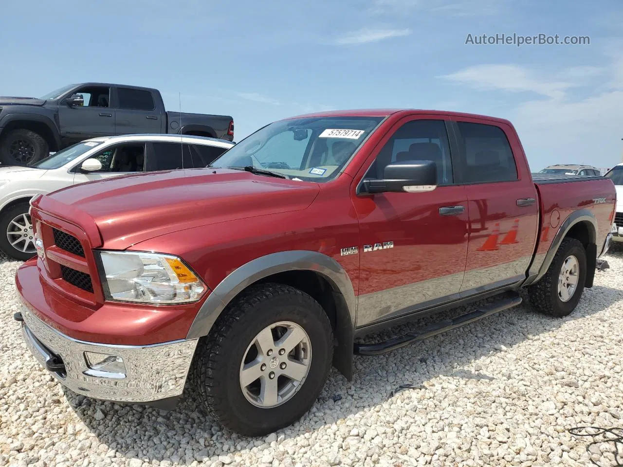 2010 Dodge Ram 1500  Red vin: 1D7RV1CT1AS180704