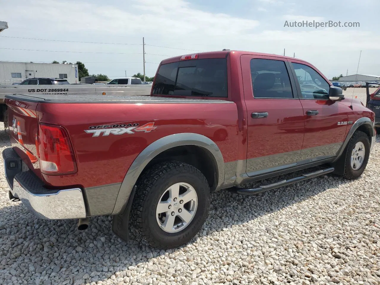 2010 Dodge Ram 1500  Red vin: 1D7RV1CT1AS180704