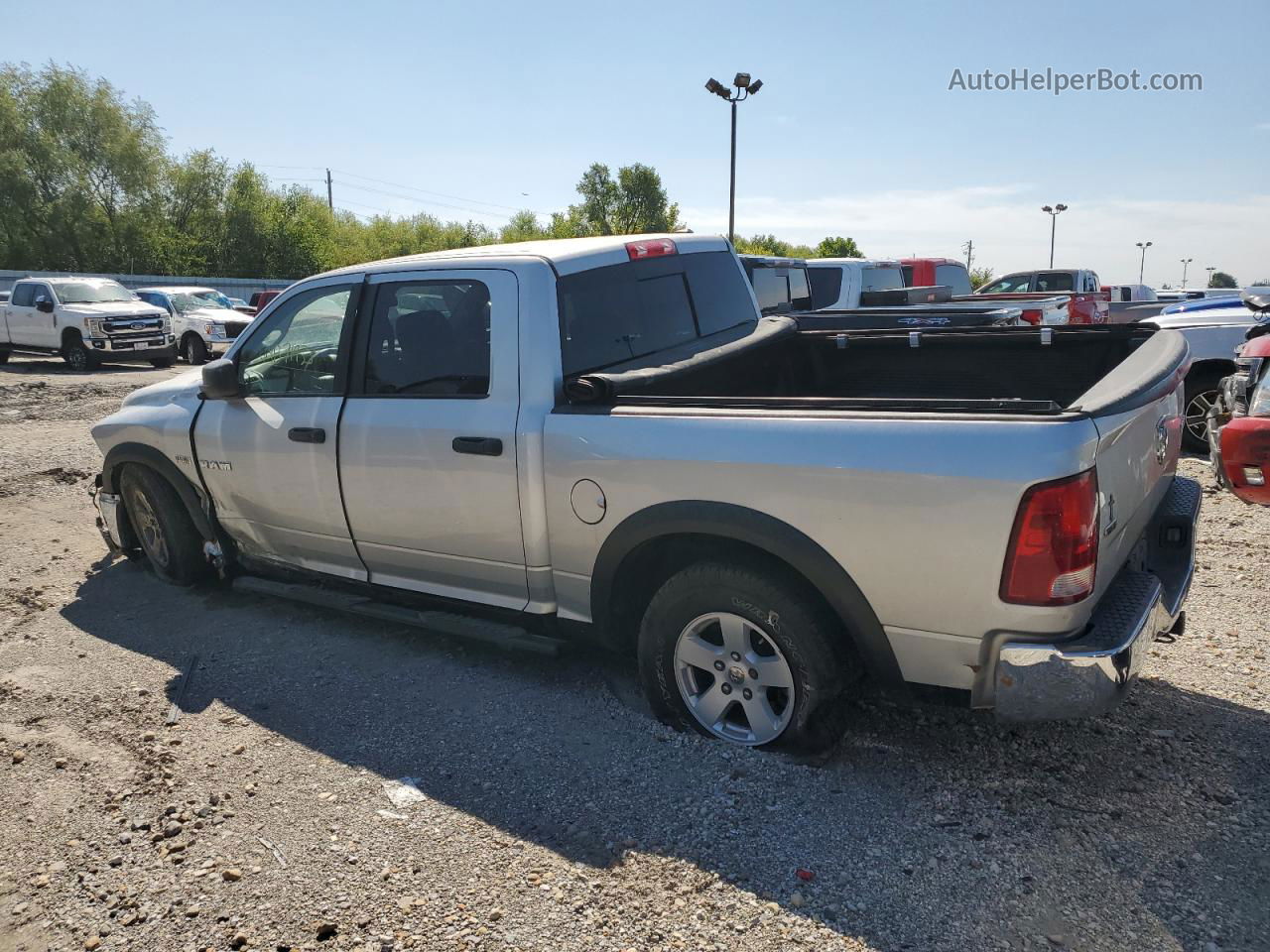 2010 Dodge Ram 1500  White vin: 1D7RV1CT3AS228395