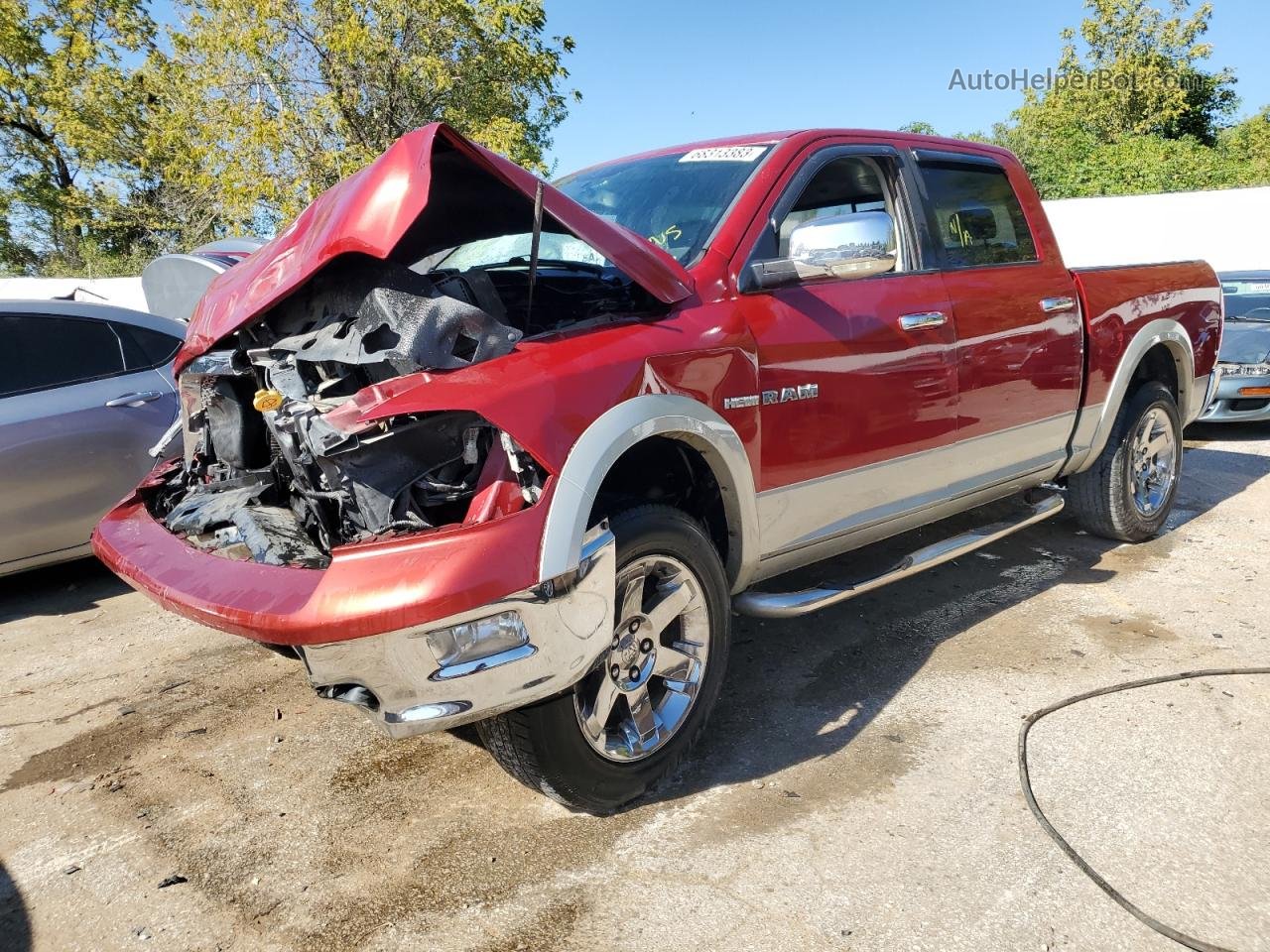 2010 Dodge Ram 1500  Red vin: 1D7RV1CT4AS108640