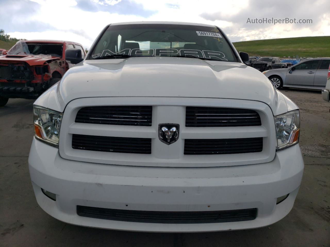 2010 Dodge Ram 1500  White vin: 1D7RV1CT4AS253922