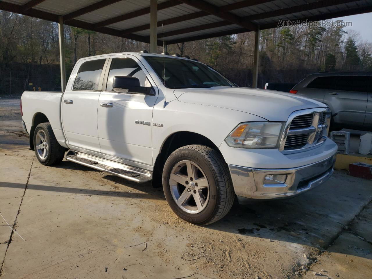 2010 Dodge Ram 1500  White vin: 1D7RV1CT6AS130428