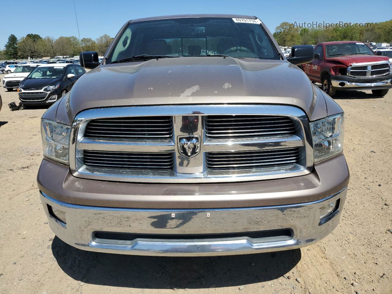 2010 Dodge Ram 1500  Коричневый vin: 1D7RV1CT6AS152199