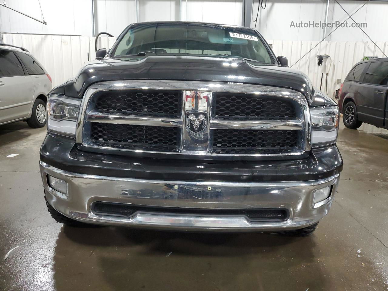 2010 Dodge Ram 1500  Черный vin: 1D7RV1CT6AS199166