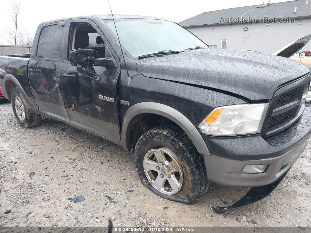 2010 Dodge Ram 1500 Slt/sport/trx Black vin: 1D7RV1CT7AS151739