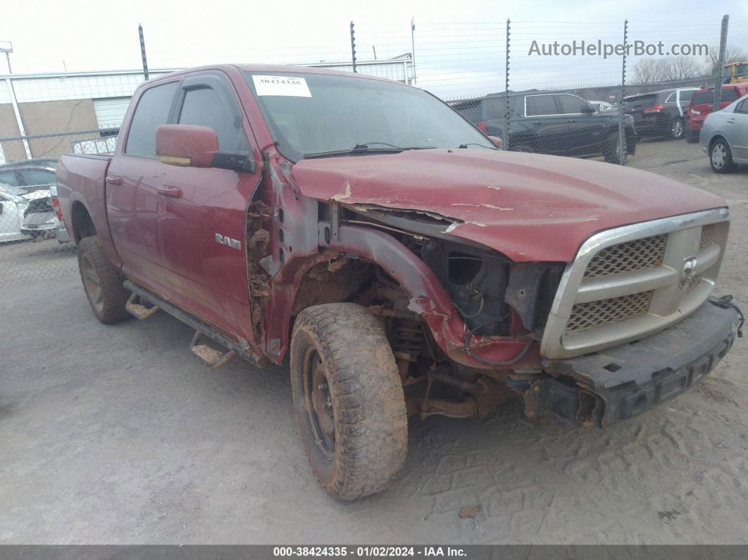 2010 Dodge Ram 1500 Slt/sport/trx Red vin: 1D7RV1CT8AS165553