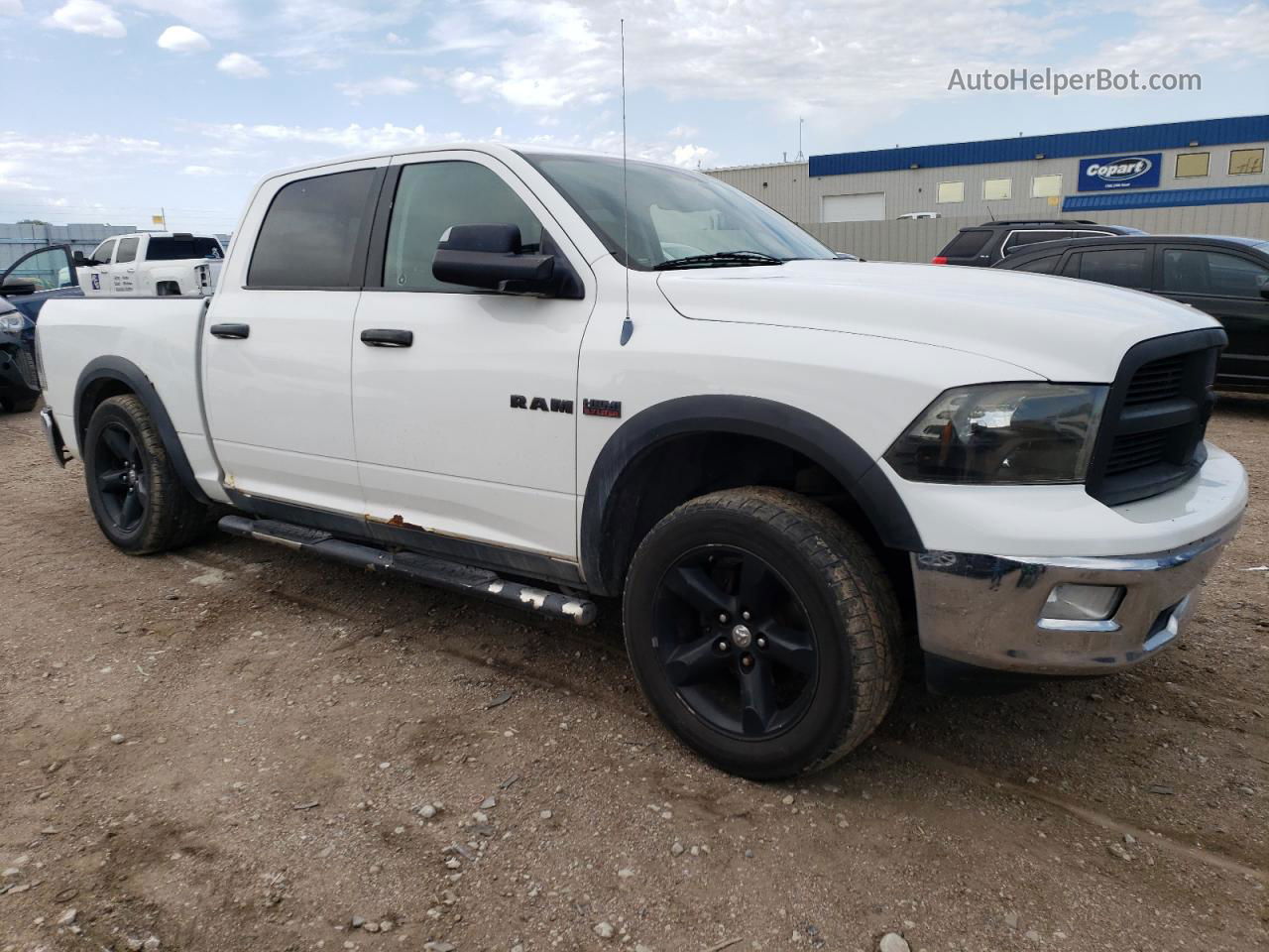 2010 Dodge Ram 1500  White vin: 1D7RV1CT8AS255852