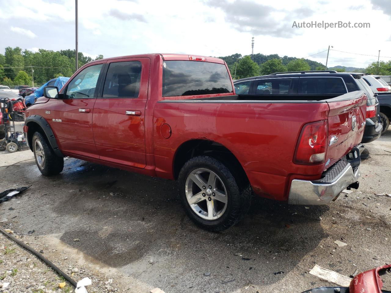 2010 Dodge Ram 1500  Red vin: 1D7RV1CT8AS261442