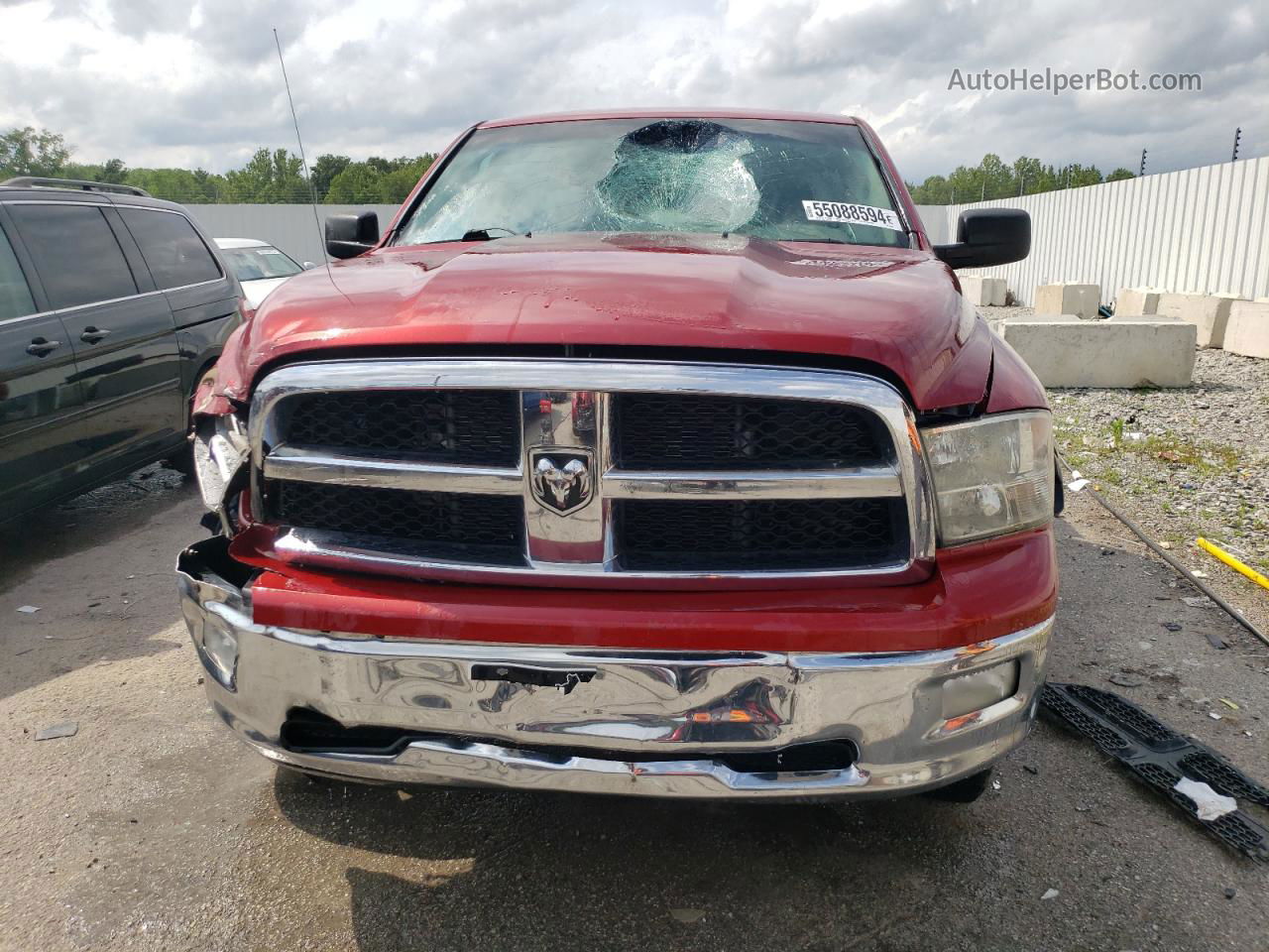 2010 Dodge Ram 1500  Red vin: 1D7RV1CT8AS261442