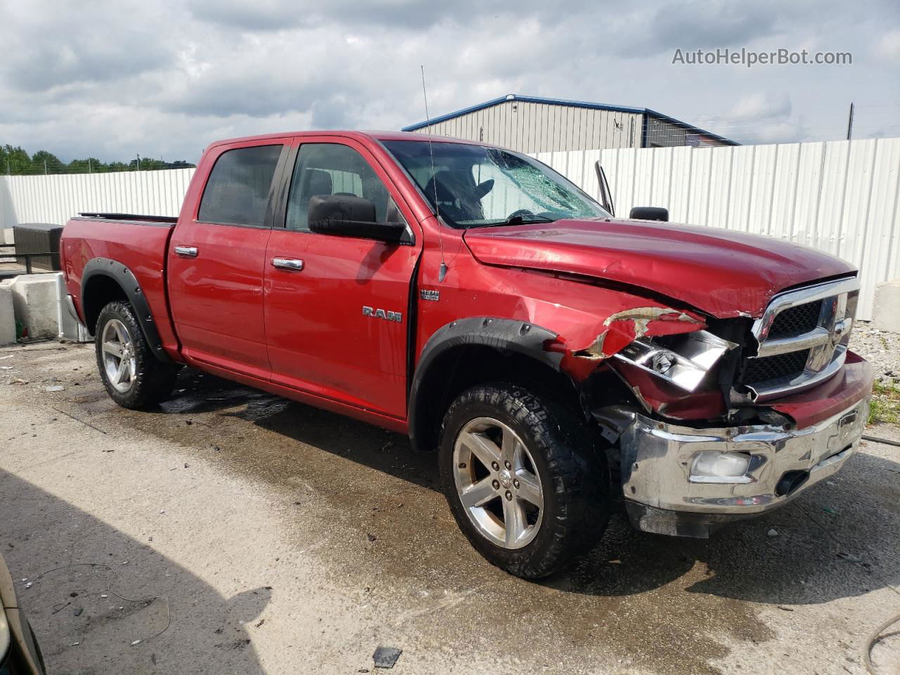 2010 Dodge Ram 1500  Red vin: 1D7RV1CT8AS261442