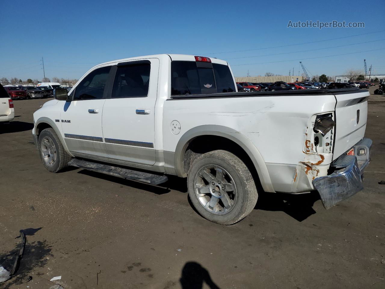 2010 Dodge Ram 1500  White vin: 1D7RV1CT9AS158482