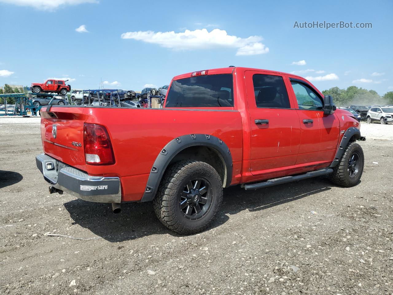 2010 Dodge Ram 1500  Красный vin: 1D7RV1CT9AS199209