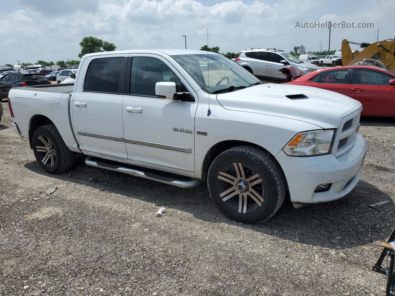 2010 Dodge Ram 1500  White vin: 1D7RV1CT9AS256864