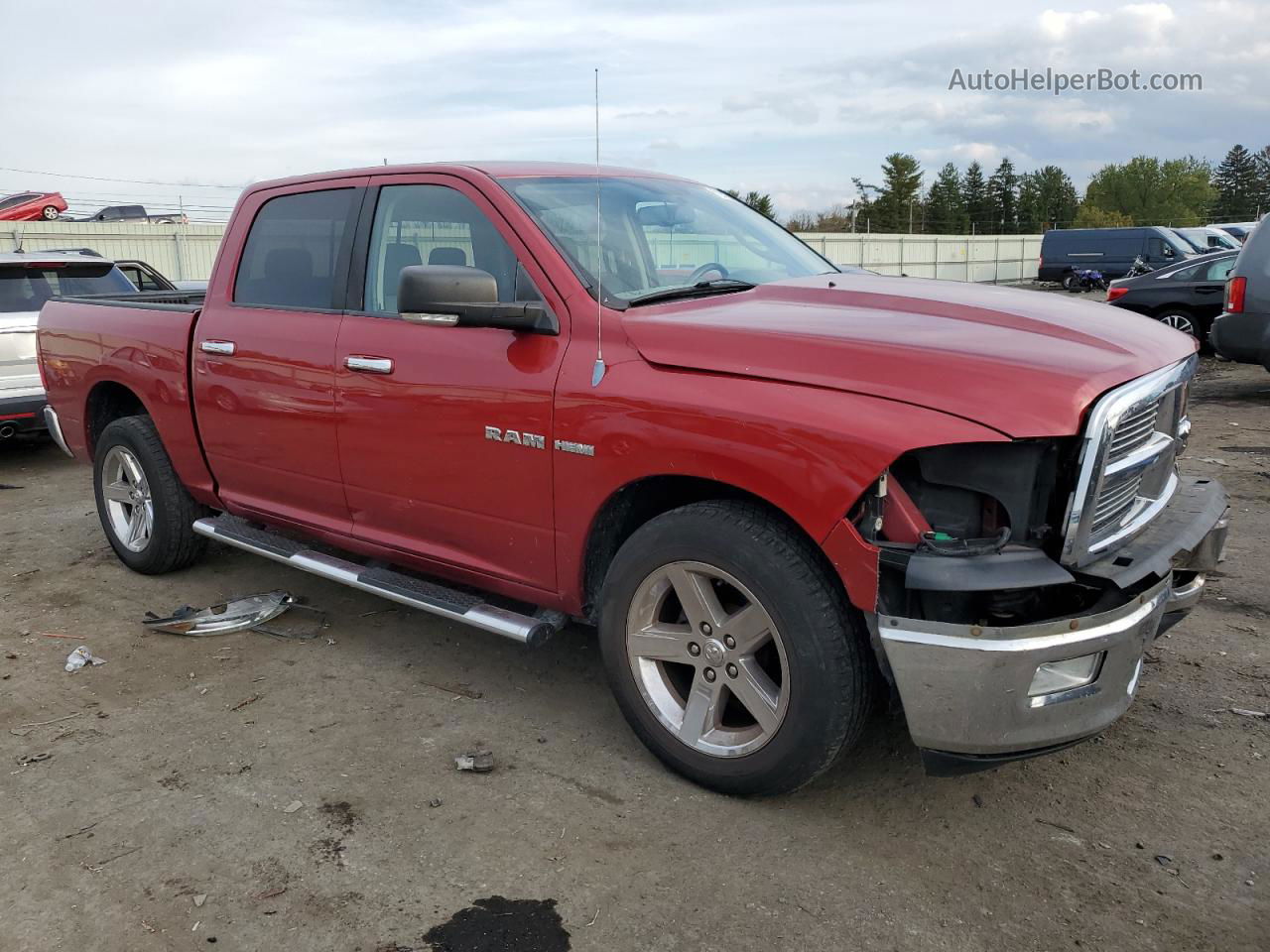 2010 Dodge Ram 1500  Red vin: 1D7RV1CTXAS124616