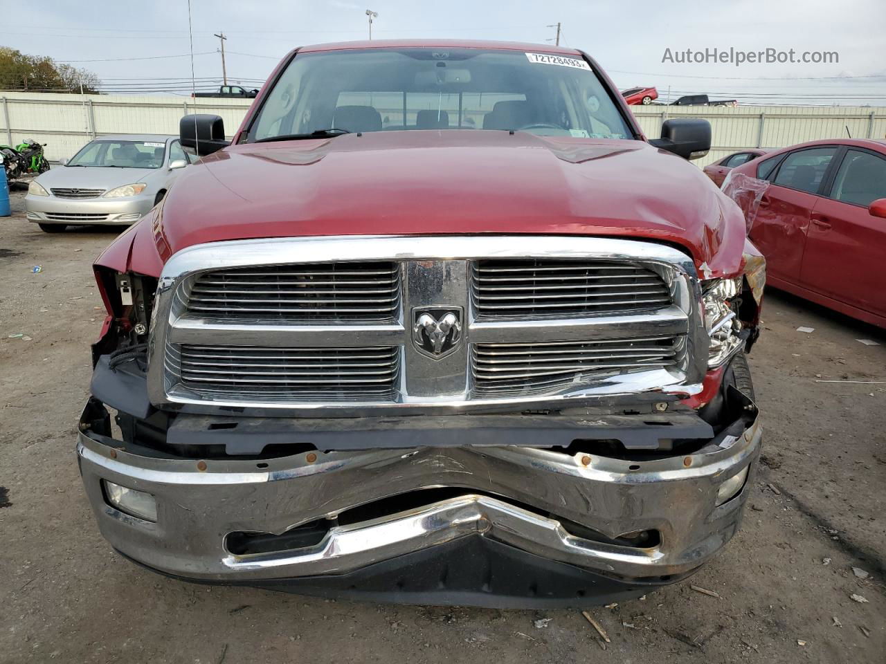 2010 Dodge Ram 1500  Red vin: 1D7RV1CTXAS124616