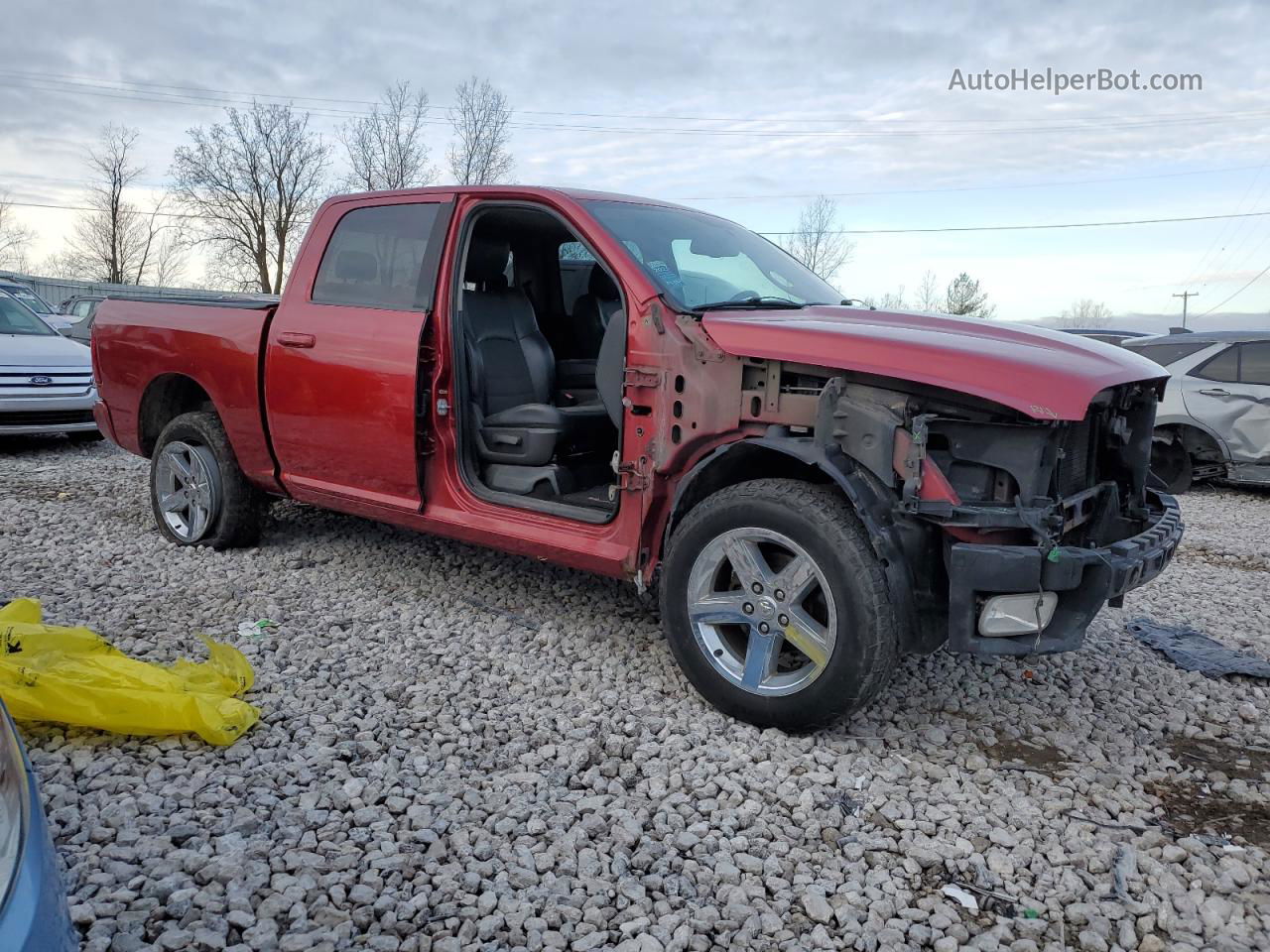 2010 Dodge Ram 1500  Темно-бордовый vin: 1D7RV1CTXAS136250