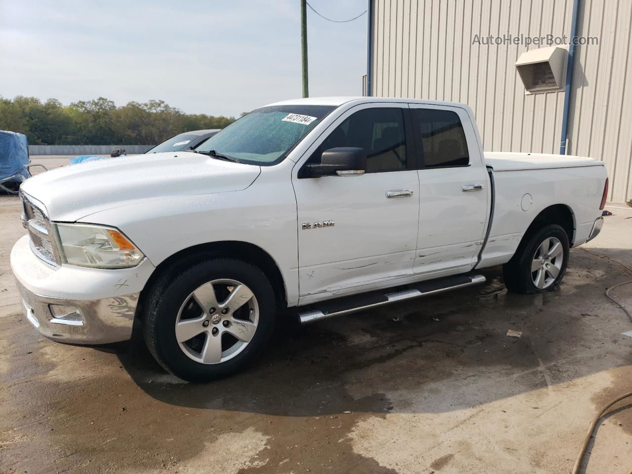 2010 Dodge Ram 1500  White vin: 1D7RV1GP1AS129183