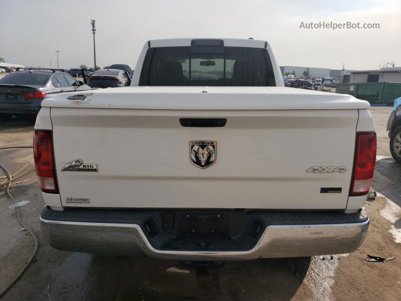 2010 Dodge Ram 1500  White vin: 1D7RV1GP1AS129183