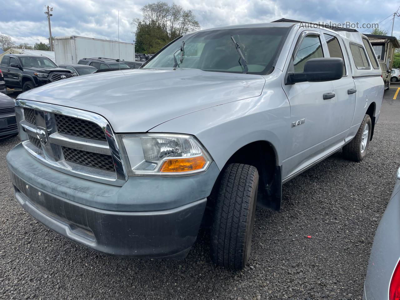 2010 Dodge Ram 1500  Silver vin: 1D7RV1GP2AS142489