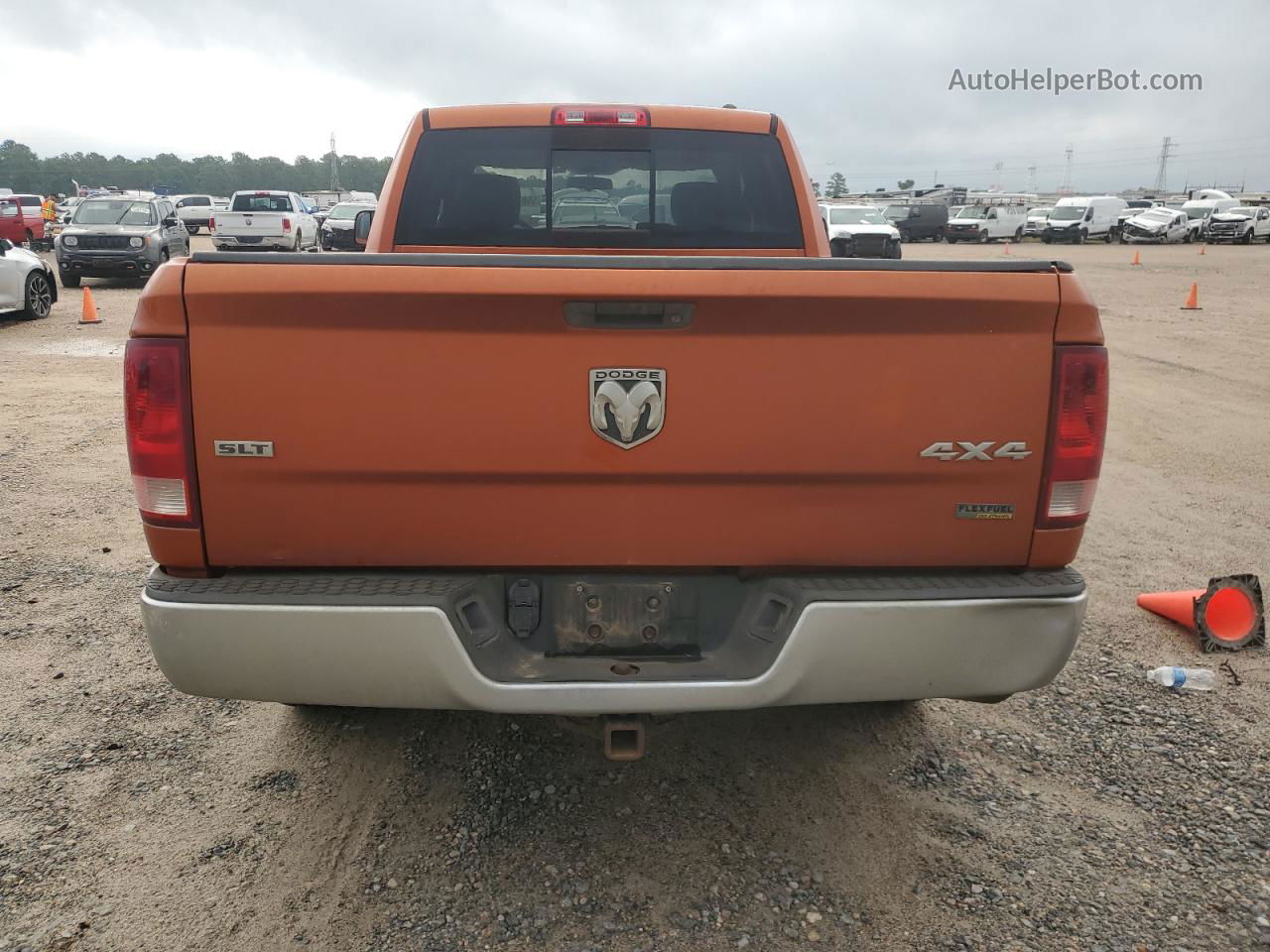 2010 Dodge Ram 1500  Оранжевый vin: 1D7RV1GP3AS204577