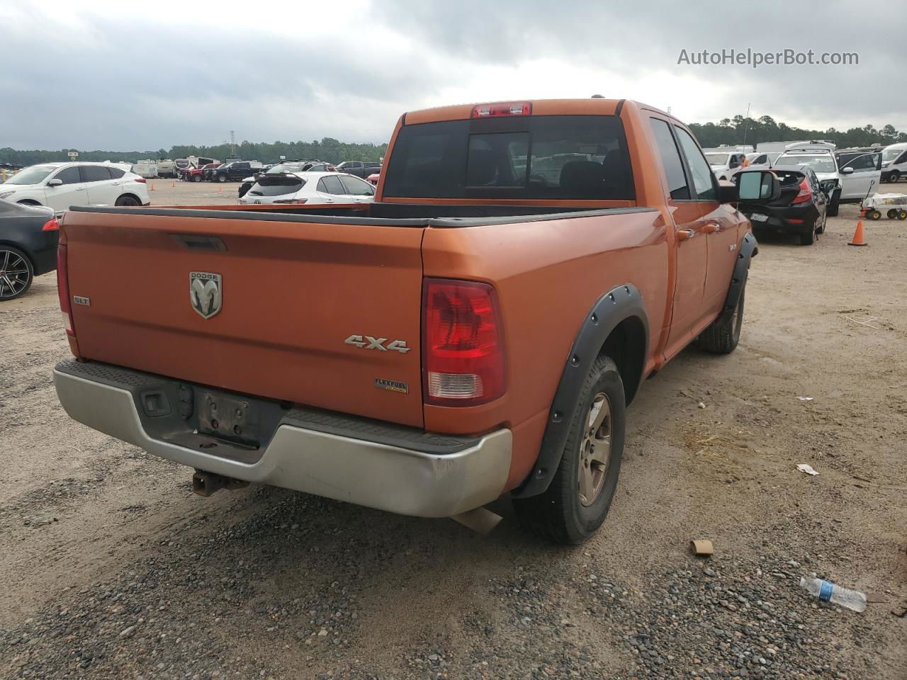 2010 Dodge Ram 1500  Оранжевый vin: 1D7RV1GP3AS204577